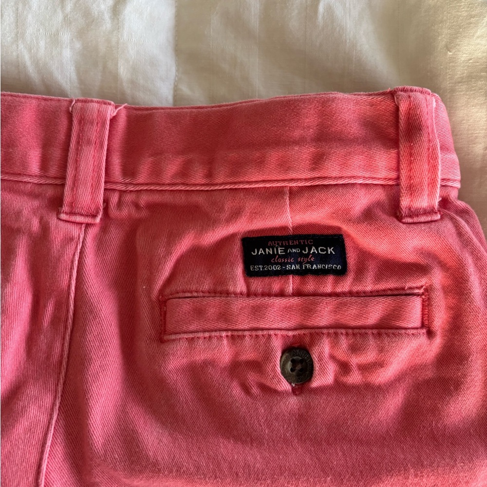 little boys Janie & Jack size 6 red shorts - Picture 2 of 4